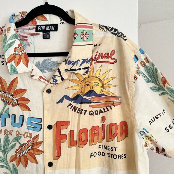 Summer shirt / beach shirt size large - Picture 2 of 10